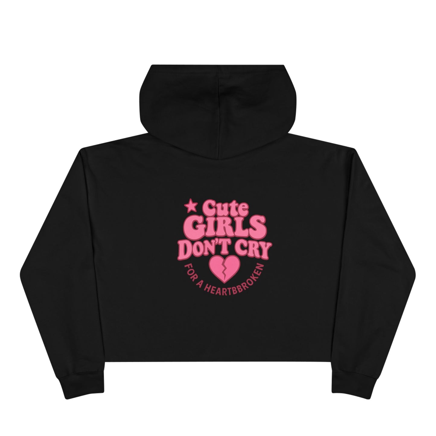NaLu: Heart on the Line. |Cute Girls Crop Hoodie