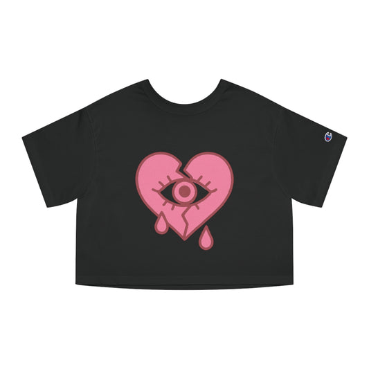 NaLu: Heart on the Line |Cropped T-Shirt