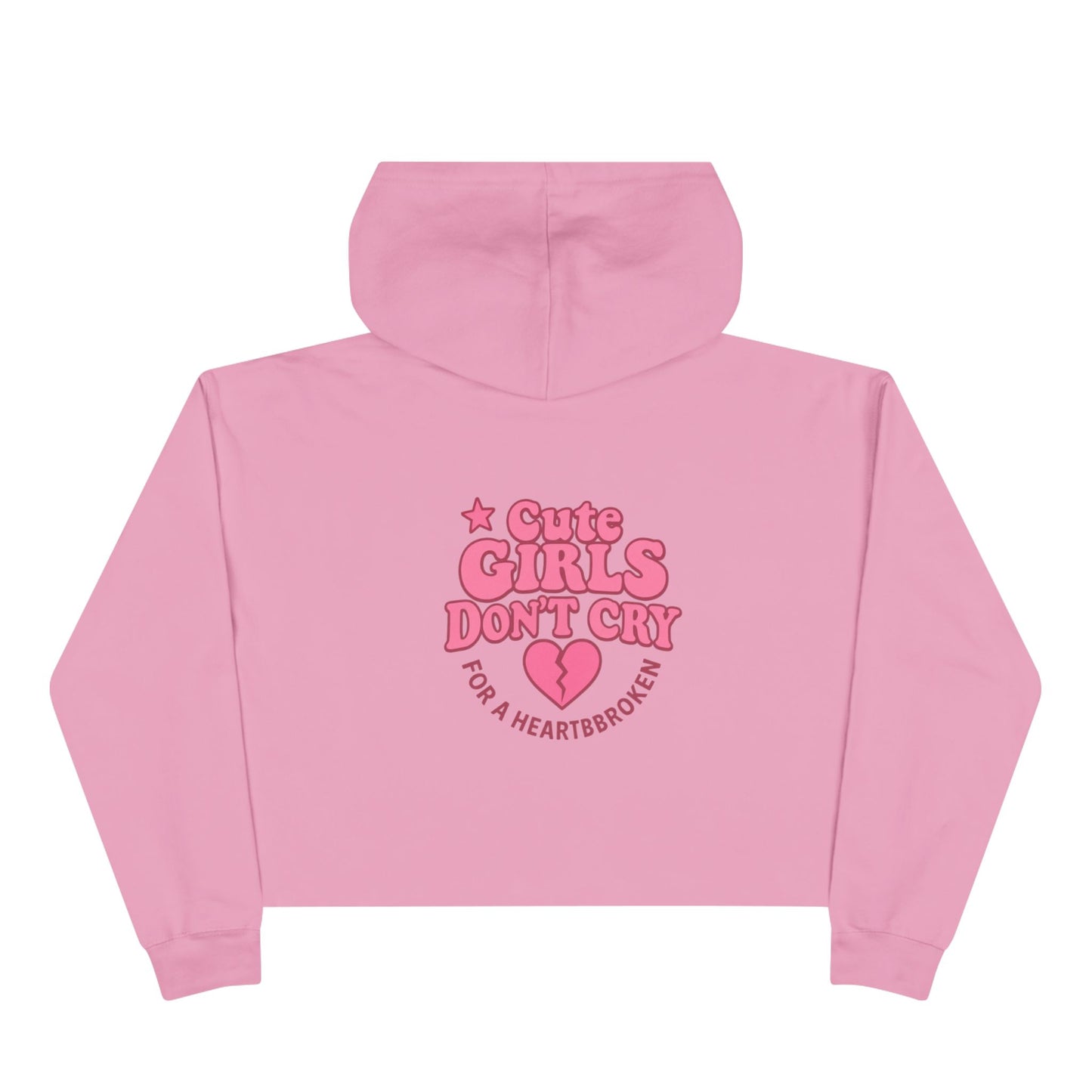 NaLu: Heart on the Line. |Cute Girls Crop Hoodie