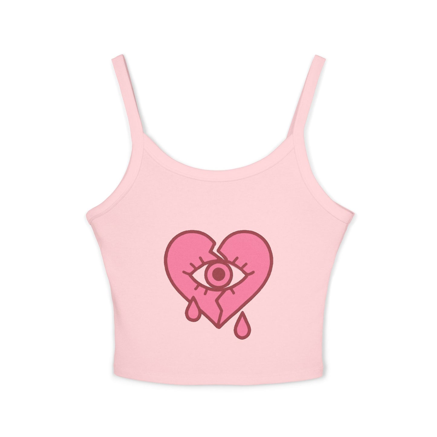 NaLu: Heart on the Line |Spaghetti Strap Tank Top