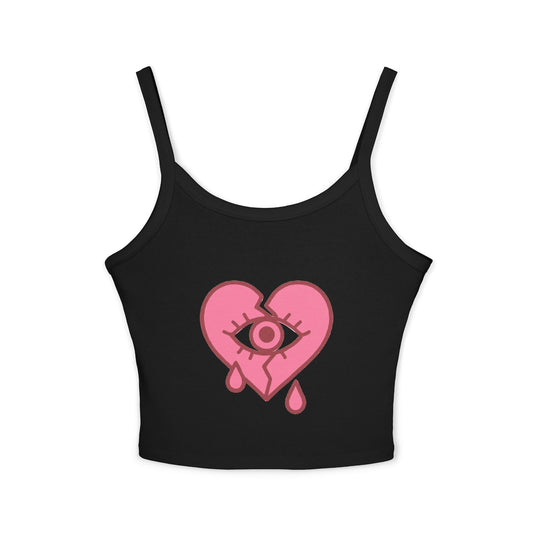 NaLu: Heart on the Line |Spaghetti Strap Tank Top
