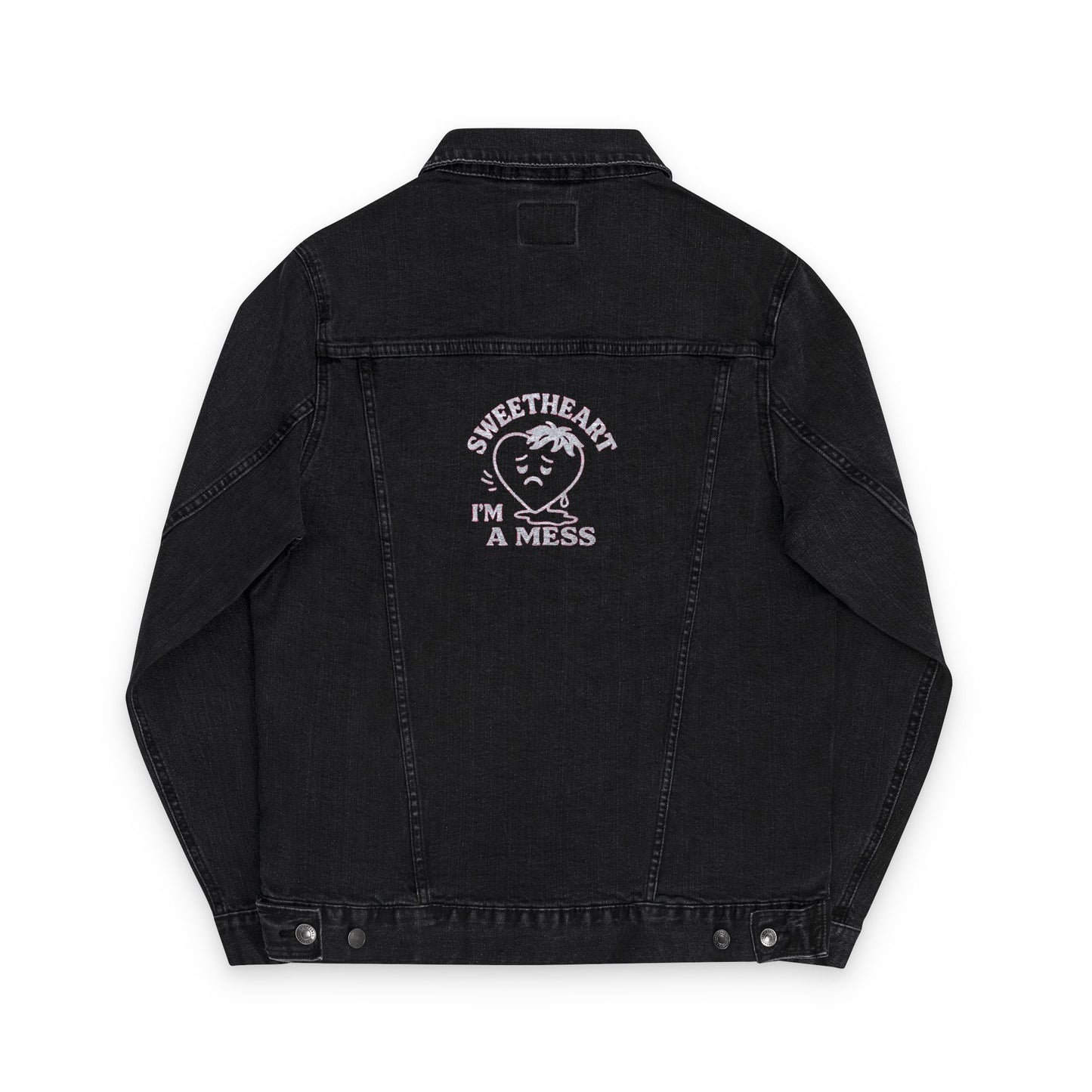 NaLu Be a Mess |Unisex Denim Jacket (Embroidery)