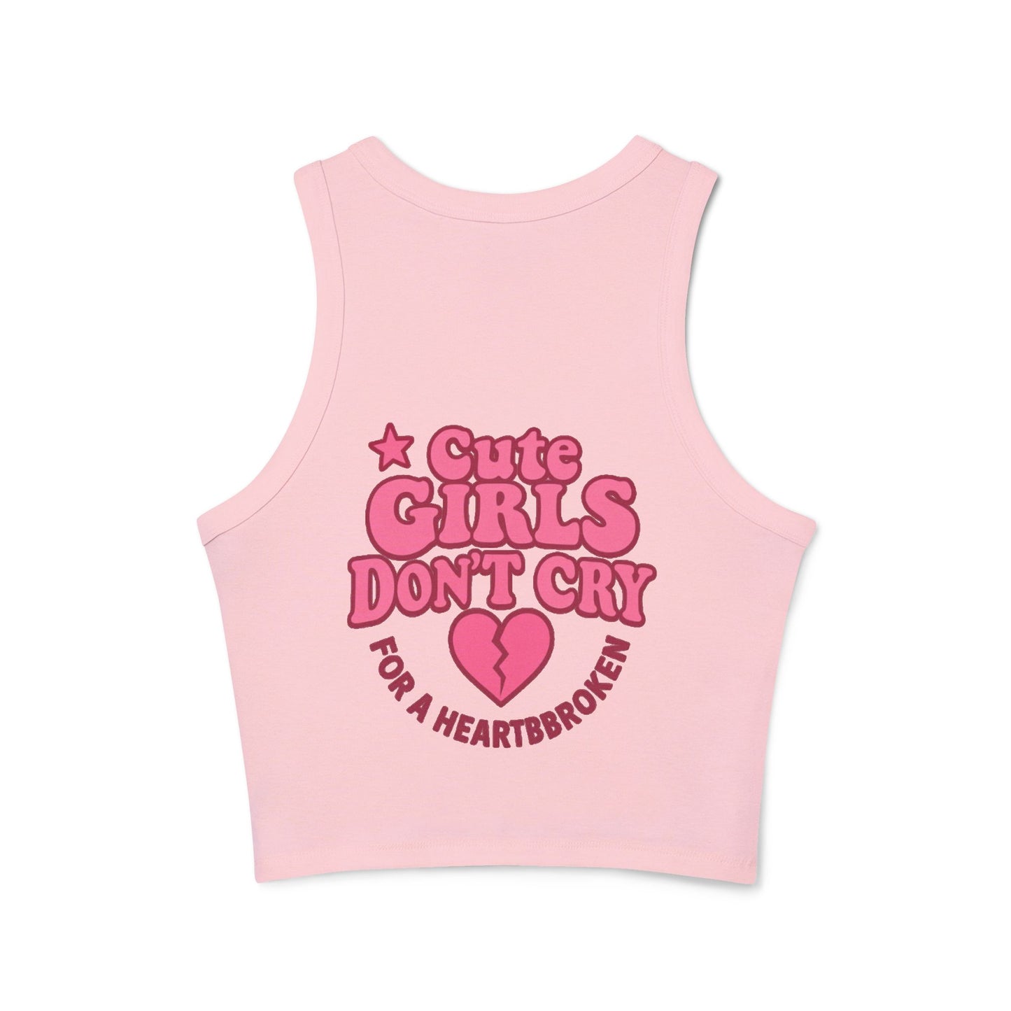NaLu: Heart on the Line |Micro Rib Racer Tank Top