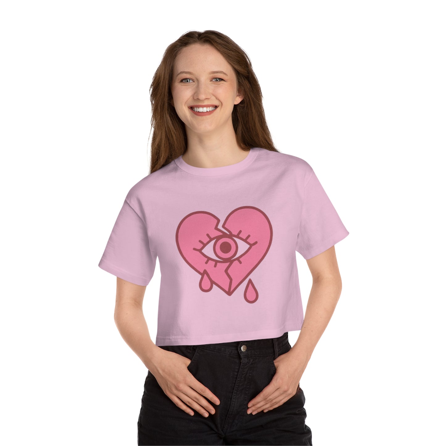 NaLu: Heart on the Line |Cropped T-Shirt