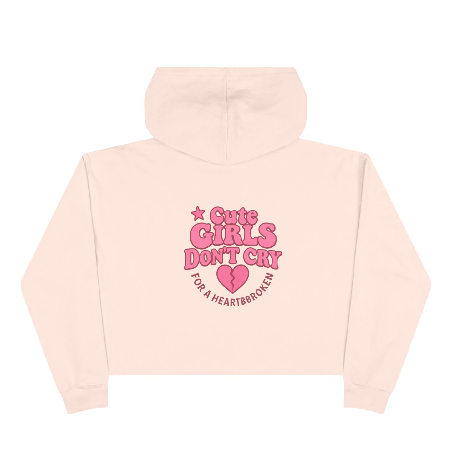NaLu: Heart on the Line. |Cute Girls Crop Hoodie