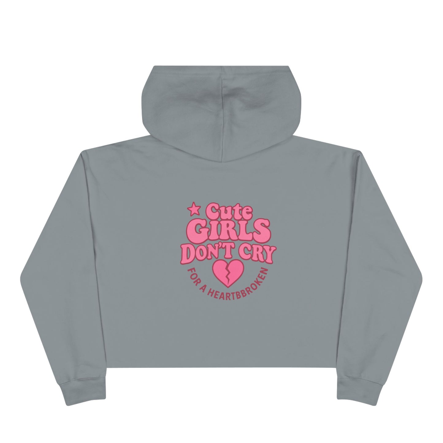NaLu: Heart on the Line. |Cute Girls Crop Hoodie