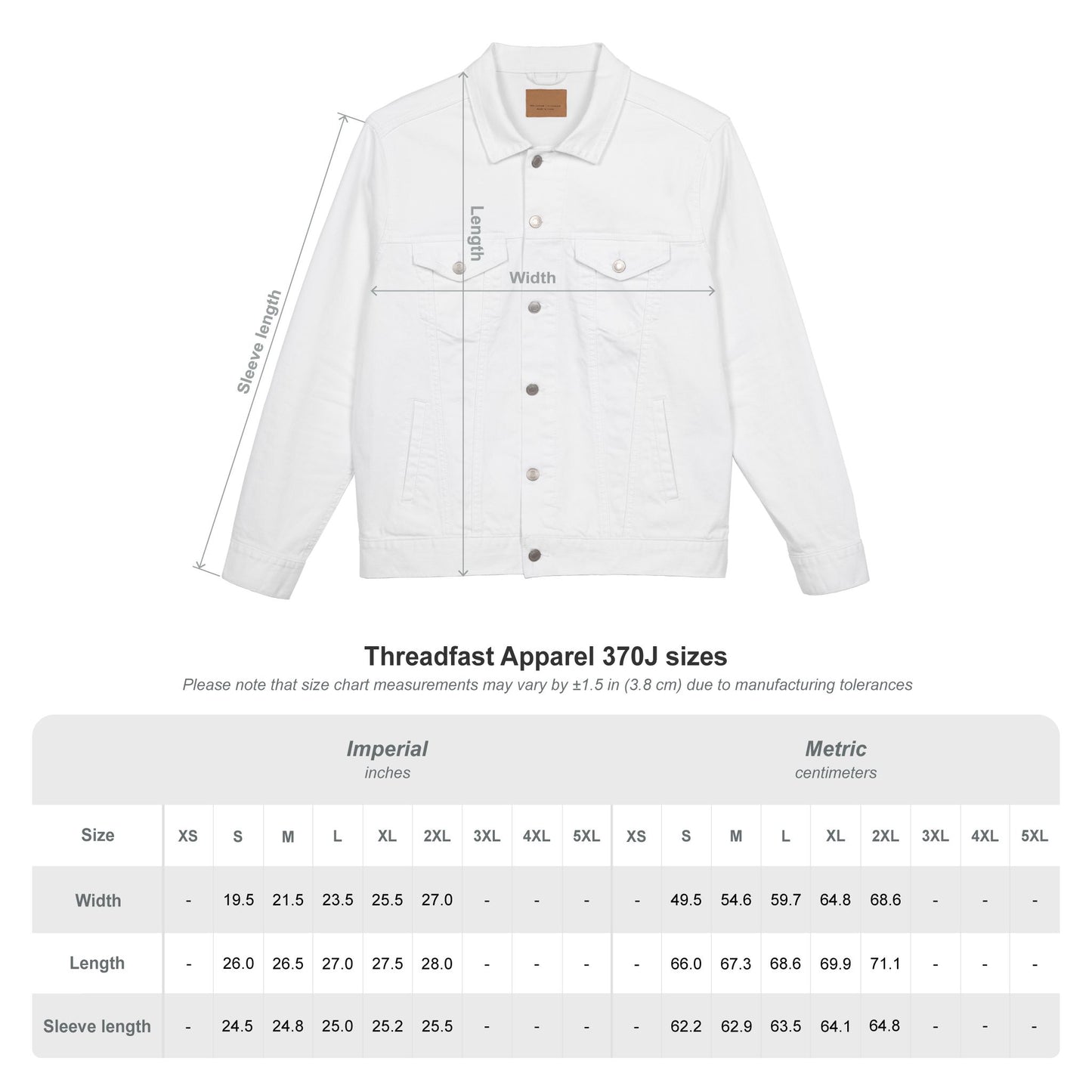 NaLu Be a Mess |Unisex Denim Jacket (Embroidery)