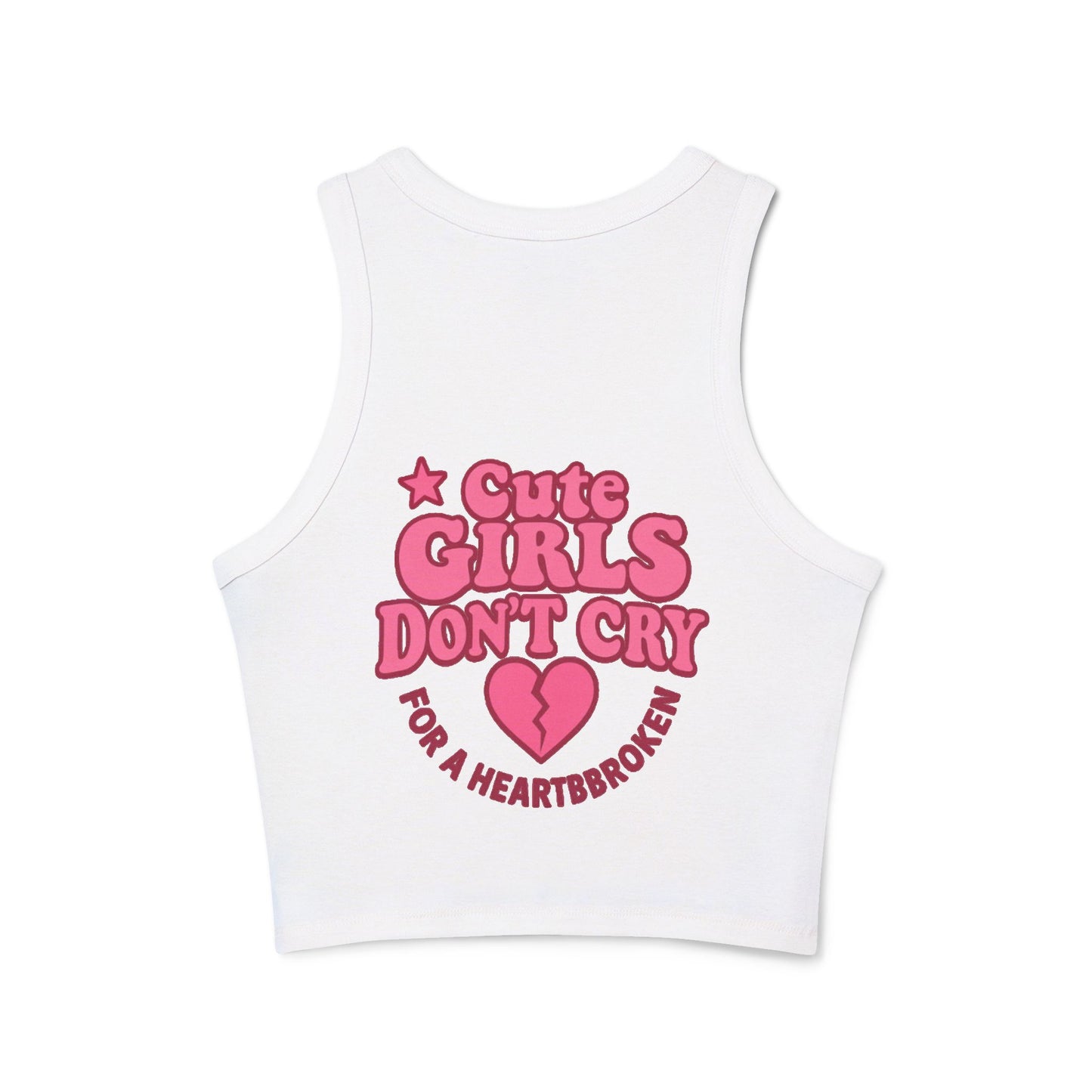 NaLu: Heart on the Line |Micro Rib Racer Tank Top
