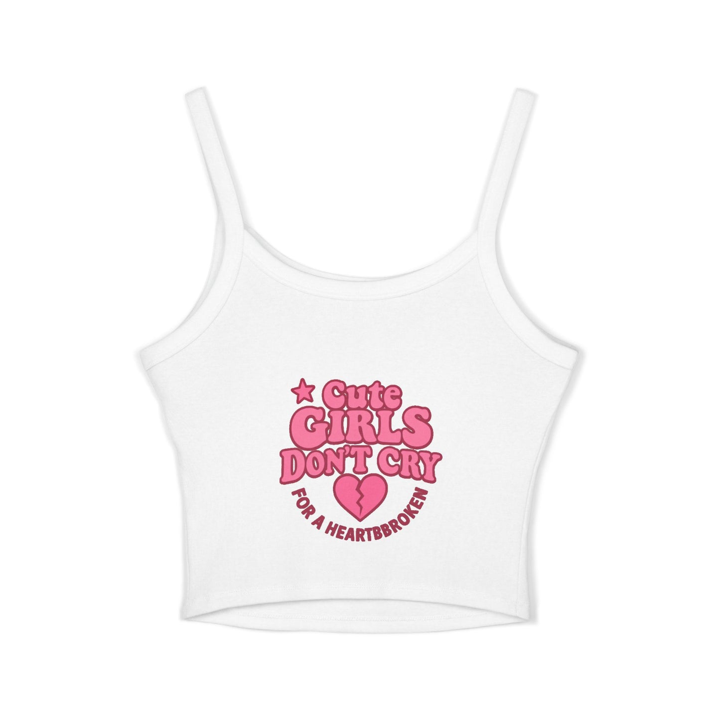NaLu: Heart on the Line |Spaghetti Strap Tank Top