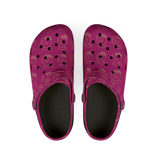 NaLu Be a Mess |Vibrant Pink EVA Foam Clogs for Fun