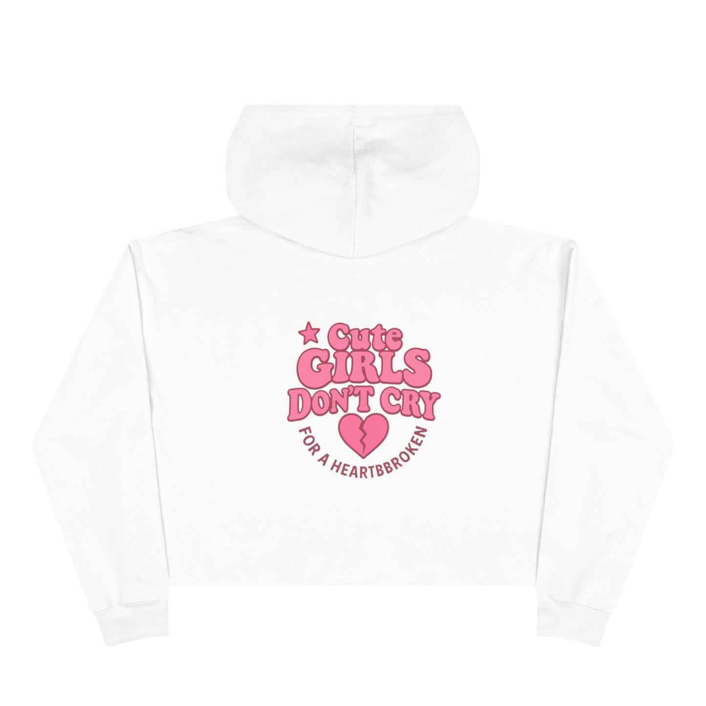 NaLu: Heart on the Line. |Cute Girls Crop Hoodie