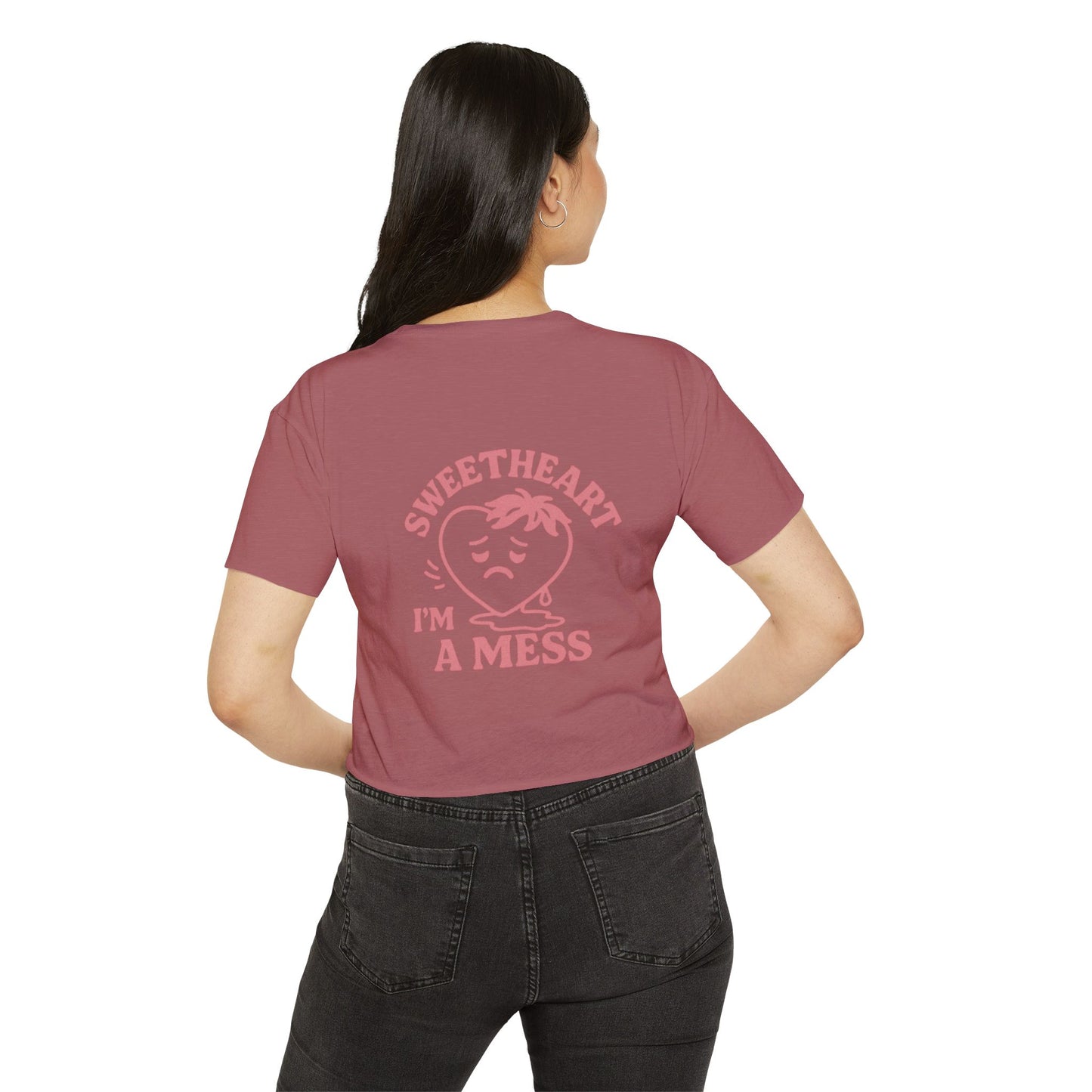 NaLu Be a Mess  |Women's Festival Crop Top
