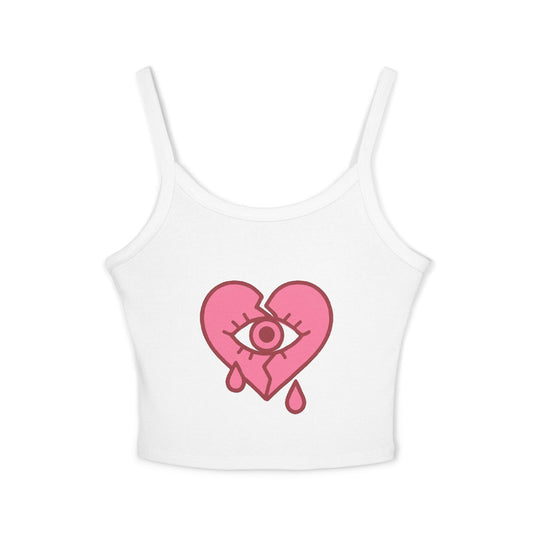 NaLu: Heart on the Line |Spaghetti Strap Tank Top