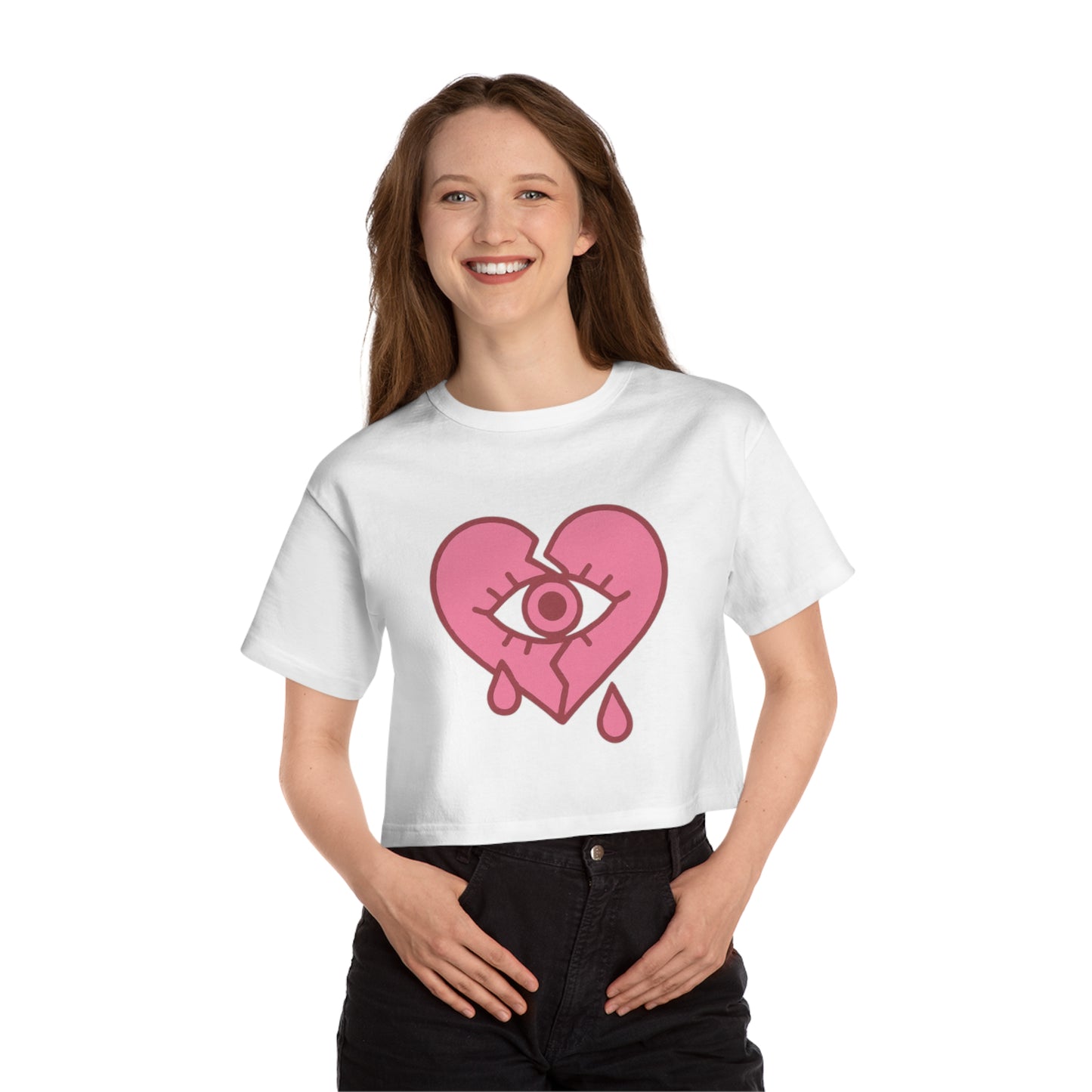 NaLu: Heart on the Line   |Cropped T-Shirt