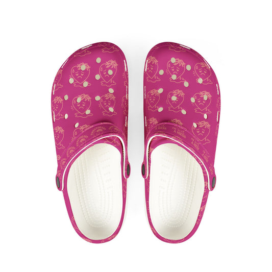 NaLu Be a Mess  |Vibrant Pink EVA Foam Clogs for Fun