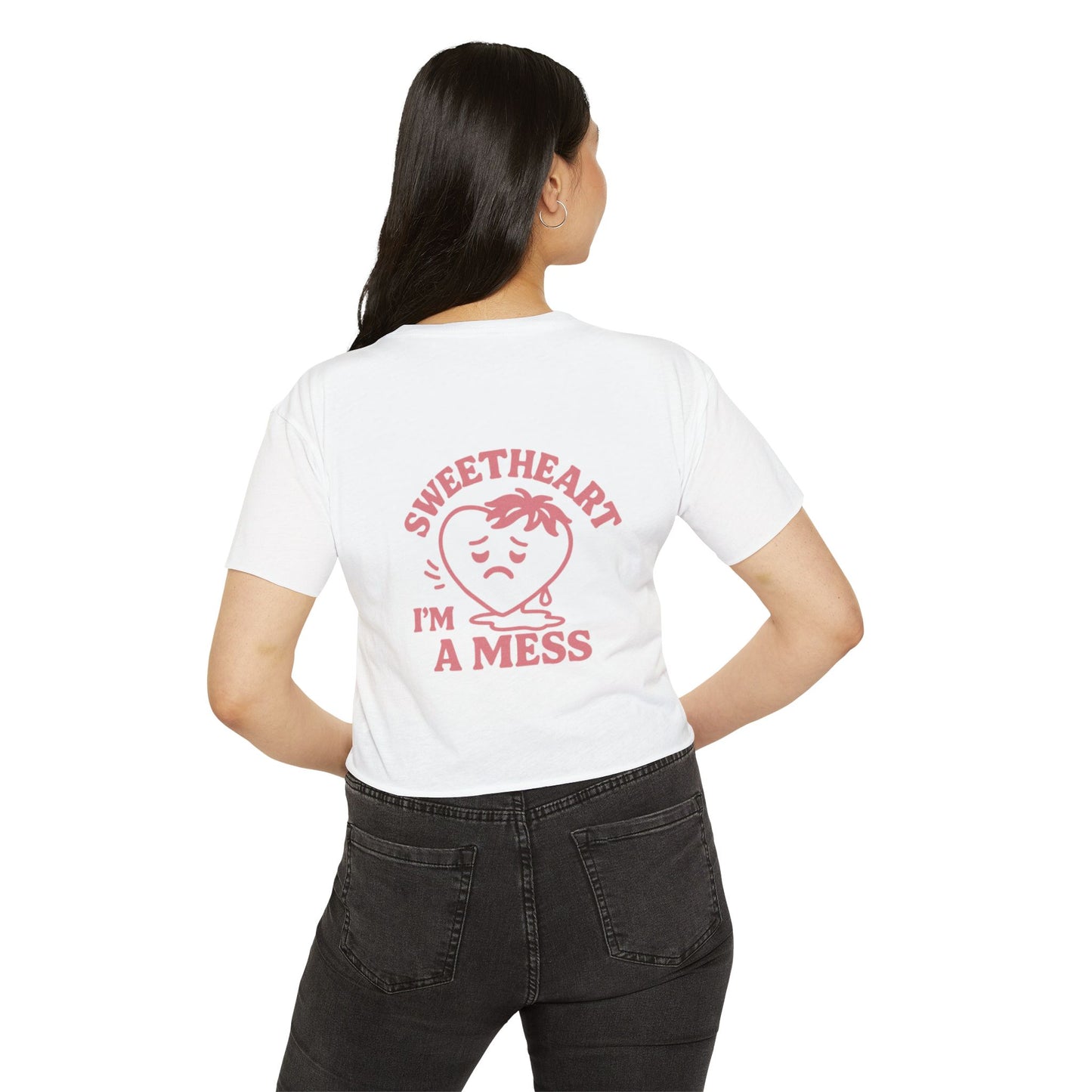 NaLu Be a Mess  |Women's Festival Crop Top